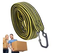 Motorcycle Elastic Straps - Flat Adjustable Bungee Cords with Hooks | Bungee Cords with Hook | Powersports Accessories | Automotive Cargo Nets | Elastic Hardware For Outdoor