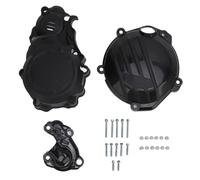 Motorcycle Engine Protector Guard Cover Duty ABS Crash for -F SX-F EXC-F Sixdays FC FE FX 250 350 2016-2021 Around Engine Component Impact (Black)