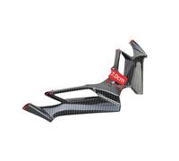 Motorcycle Front Fairing Winglet Aerodynamic Wing Cover Trim Spoiler Winglet Body Work Fairing Compatible With Nmax125 Nmax155(Carbon fiber pattern)