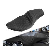 Motorcycle Front Rear Seat Rider Driver Passenger Cushion Two Up Seat Compatible With Harle Touring 2024-Up Street Road Glide CVO 2023 쿠션(Black Line Seat)
