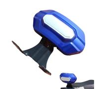 Motorcycle Gel Seat - Rider Back Rest Passenger Pu Pad | Motorcycle Back Seat | Comfortable PU Leather Cushion, Shock Absorbing Gel Core, Waterproof Anti-Slip Design for Long Rides, Easy Install