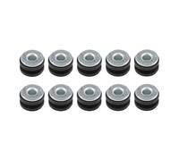 Motorcycle Grommets, Rubber Grommets, 20 Pieces Anti Vibration M6 Fit Outer Ring Secure Mount Compact Stable Fix, Motorcycle Body Fasteners for Bike Outdoor Garage, 0.73x0.73x0.41Inches
