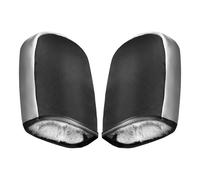 Motorcycle Handlebar Mitts - Winter Windproof Covers | Thermal Riding Hand Protectors with Insulated Interior, Weather Blocking Design, Cold Season Handlebar Accessory for Scooter, E Bike, Cycling