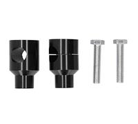 Motorcycle Handlebar Risers 2 Pcs Aluminum Alloy Heightening Adapter for VLX400 and XVS400 Drag Star Comfortable Riding Posture Reduce Fatigue Pair