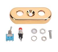 Motorcycle Handlebar Stop Start Switch Button, Self - Resetting Engine Kill Switch for ATV UTV Dirt Bike, Horn Light Control Lever with Universal 1 inch / 7/8 inch Handlebar Mount (Interruttore a
