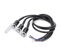 Motorcycle Handlebar Switch | 3 Button Adjustable Mount for Headlight/Horn/Turn Indicator | Weather - Shielded Switch for Motorcycle/ATV/Off - Road Vehicle | Stainless