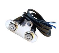 Motorcycle Handlebar Switch, On Off Control Button, Spotlight Taillight Control Module with Waterproof Housing, Universal Replacement Part for Bike Lighting System, Riding Accessory for Adults