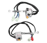Motorcycle Handlebar Switch Replacement | 22mm Drum Brake Left & Right Control | Aluminum Alloy Switch for JH70 / JH90 / 50cc Scooters | Horn, Turn Indicator, Headlight Controls