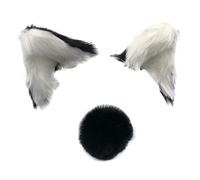 Motorcycle Headgear Cat Ear - Accessori per casco, decorazione costumi | Orecchie da gatto adesive per casco, orecchie da casco in pelliccia per cosplay, accessorio per casco da moto carino, Black and