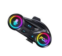 Motorcycle Headset, Wireless Helmet Speakers, Noise-Cancelling Waterproof Earbuds, 9.1 X 4.25cm, 800mah Long Battery, for Racing Touring Commuting Black, 1 Set, Snowmobile Bicycle Adventure