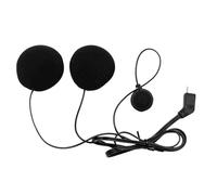 Motorcycle Helmet Headset - Helmet Kit 2 PIN Full Face Motorcycle Headset | 10 Pin Noise Cancelling Waterproof Audio With Noise Cancellation | For Teens Men Adults Traveling Cycling Commuting Clear C