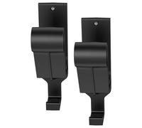 Motorcycle Helmet Holder - 2 Pieces Wall Hanger With Hook, Helmet Rack Storage Display System, Use Gear Organizer For Jacket Hat Backpack Coat Clothes Bag Men, Space Saving Wall Mount Accessory