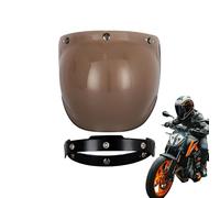 Motorcycle Helmet Visor, Windproof Replacement Lens Shield, 22.5cm/8.86 Inch 20cm/7.78 Inches Anti-Glare Sun Rain Protection for Touring Highway Urban Commuting Riding