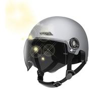 Motorcycle Helmets - Head Protection With Sun Visor | Open Face Adult Helmets, Quick Release Suitable For Women, Men, Family, Friends, Coworkers, Hobbyists