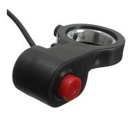 Motorcycle Horn switches - Handle Button, Electric Vehicle switches, Single Function Control | Compact Waterproof Design, Easy Installation for Scooter Motorbike and ATV Riders