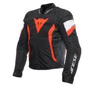 Motorcycle Jacket Fabric Man Dainese Avro 5 Black/Red-Fluo/White Taglia:58