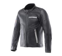 Motorcycle Jacket Leather Man Dainese Leggenda Black