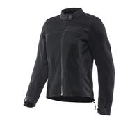 Motorcycle Jacket Mesh Fabric Woman Dainese Lisbona Air Black
