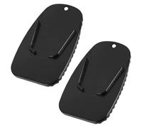 Motorcycle Kickstand Pad, Kickstand Coaster Plate, Anti Slip Ground Support Mat Set for Parking on Soft Grass Gravel Dirt during Camping Riding Garage Roadside Travel Use