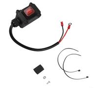 Motorcycle Kill Switch 30cm 50cm 100cm Cable Motorcycle Kill(30cm) | Thickened copper core, insulated safe cable, stable power transmission, ABS per durable housing, black red color