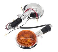 Motorcycle LED Turn Lights, High Brightness Blinker, Indicator Lamp Build | Motorcycle Signal Lamp, LED Indicator Blinker, High Brightness Light with Secure Mount, Waterproof Turn Lamp, Compact