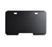 Motorcycle License Plate Holder | Heavy Duty Rustproof Protective Plate Mount with Pre-Drilled Holes, For Adventure Travel, Riding, Night Driving, Front & Back Motorcycle Or Scooter