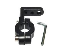 Motorcycle Light Mounting Bracket, 12x8x1cm Adjustable Handlebar Clamp - Headlight Mounting Holder | Flexible Control For Night Riding Outdoor Adventure Urban Commuting