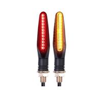 Motorcycle Luce Freno Posteriore 2/4pcs Indicatori Direzione Motociclo LED Luce 12 * 335SMD Acqua Che Scorre Lampeggiante IP67 Indicatore Lampeggiante Flessibile 12V Luci Lampeggianti