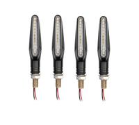 Motorcycle Luce Freno Posteriore 2PCS/4PCS Universale LED Moto Indicatori Di Direzione 12V IP68 Indicatori Direzionali Lampeggiante Fanale Posteriore Posteriore Parti