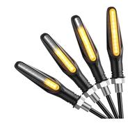 Motorcycle Luce Freno Posteriore 2PCS Moto 12 LED Indicatori Di Direzione Lampeggiante Coda Luce Che Scorre Motore Ad Acqua Lampeggiante Luci Indicatore Di Arresto Segnale IP68