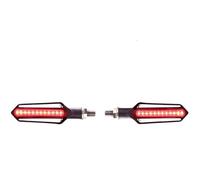 Motorcycle Luce Freno Posteriore 2PCS Moto Indicatori Di Direzione Luce Coda Lampeggiatore LED Acqua Che Scorre Lampeggiante Moto Indicatori Direzione Indicato Luci Lampeggianti IP68