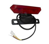 Motorcycle Luce Freno Posteriore Aleekit E-bike Fanale Posteriore Fanale Posteriore LED Lampeggiante Fanale Connettore Lampada Posteriore 48V Fanale Elettrico Evidenziazione Freno
