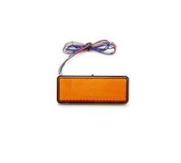 Motorcycle Luce Freno Posteriore Lente ROSSA Rettangolo LED Rosso Riflettori Luce Di Freno Per La Luce Di Stop Posteriore Della Coda Del Camion Del Motociclo Universale 12V 24LED