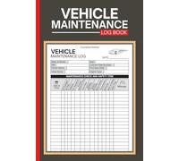Motorcycle Maintenance Log Book: Record Repairs, Oil Changes, Service History | Ideal for Cars, Trucks, RVs & Motorcycles | 6" x 9" Inches, 110 pages