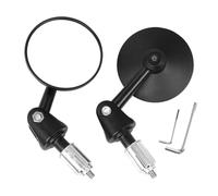 Motorcycle Mirror | 1 Pair Aluminum Alloy Wide View Round Attachments
