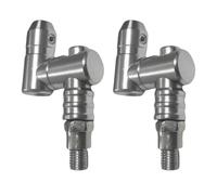 Motorcycle Mirror Extenders, 2-Piece Adjustable Mirror Risers, 360° Rotating Mount Replacement For Riders Touring Commuting Adventuring Outdoor Use, Black And Silver