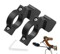 Motorcycle Mirror Mount Clamp - Aluminum Alloy Universal Handlebar Bracket | Rearview Mirror Mount for E-Bike Scooter Cycling & Commuting with Anti-Slip Reliable Build Travel Safety Accessory