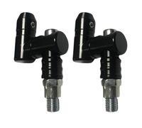 Motorcycle Mirror Risers, Rear View Reflector Mount Riser 2 Pieces, 2.64 Inch Extending Aluminum & 360 Degree Adjustable Cruiser, Mirrors Part for Outdoor Riders, Touring, Adventure Bikes, Enthusiasts