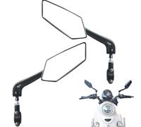 Motorcycle Mirrors - Motorcycle Rear View Side Mirrors | Mirrors For Motorcycles - Scooter Folding Mirrors | Space-Saving Shock Assorber Stabile Equipment Accessories For Men Adult Riding Road