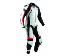 Motorcycle Motorbike Full Body one pc Perforated Leather Race Suit Red 48