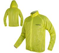 Motorcycle Motorbike Rain Coat Over Jacket Waterproof Windproof Fluo Hi Vis