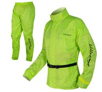 Motorcycle Motorbike Rain Over Suit 2 pc Waterproof Scooter Hi Vis Sonicmoto