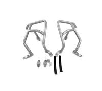 Motorcycle motore Paraurti Adatto Per NC750X 2021 2022 2023 Moto Highway Engine Guard Crash Bar Bumper Accessori Nero Argento Barre Paramotore(Silver)