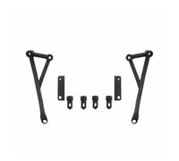 Motorcycle motore Paraurti Per QJMOTO Per SAI 600 Moto Highway Engine Guard Crash Bar Telaio Paraurti Carenatura Protettore Barre Stunt Cage Protector Barre Paramotore(Black A)