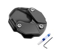 Motorcycle Pad Extender - Aluminum Alloy Replacement | Rustproof, Widened Mat For Secure Parking On Pavement, Grass, And Soft Surfaces