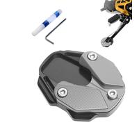 Motorcycle Pad Extender,Riding Side Stand Support Plate Extension Mat - Anti-Skid Pad, Rustproof, Modified Accessories for Parking on Hot Pavement, Grass