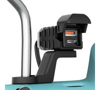 Motorcycle Phone Charger - Fast USB Charging Port for Bikes | Waterproof Hard Cover with Safety Features, Stable Power Supply, Durabled Motorcycle Accessories for Traveling Touring Commuting Holiday