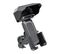 Motorcycle Phone Holder -18mm-32mm Cellphone Support Bracket with Sunshade