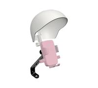 Motorcycle Phone Holder, Helmet Navigation Mount, 360° Rotation Clamp Secure Handlebar Grip, Universal Smartphone Holder for Bike Scooter Cycling Gps Navigation Outdoor Travel Use 4.41x4.8x5.12 Inche