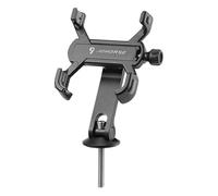 Motorcycle Phone Mount - 4 Claw Handlebar Clip, 360 Degree Rotating Scooter Phone Holder for 2.3-3.7 Inch Smartphones, Adjustable, Sturdy Bike Mount, Motorcycle, Cycling Accessories